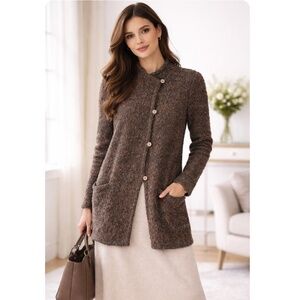 Vintage Maria Krist Mohair Coat Sweater Size M